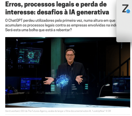 Futurist Gerd: Gerd comments on ChatGPT's future - in Portuguese